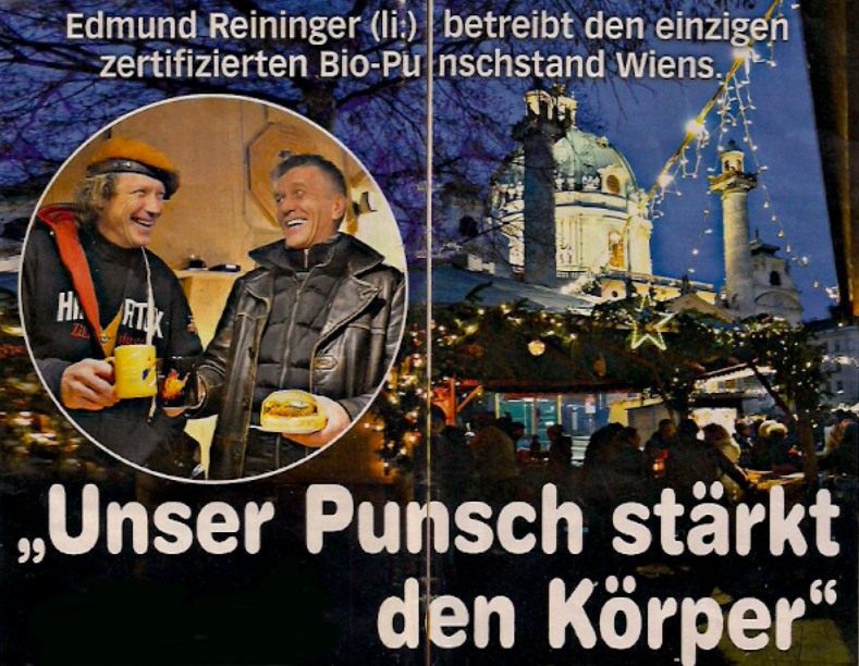 Titelfoto mit Edmund Reininger, im Hintergrund die nächtliche Karlskirche